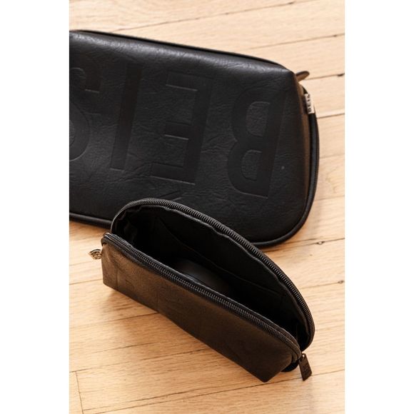 NWT Beis Cosmetic Pouch Set in black - Picture 2 of 4